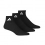 Meias Adidas Ankle 3P - Preto